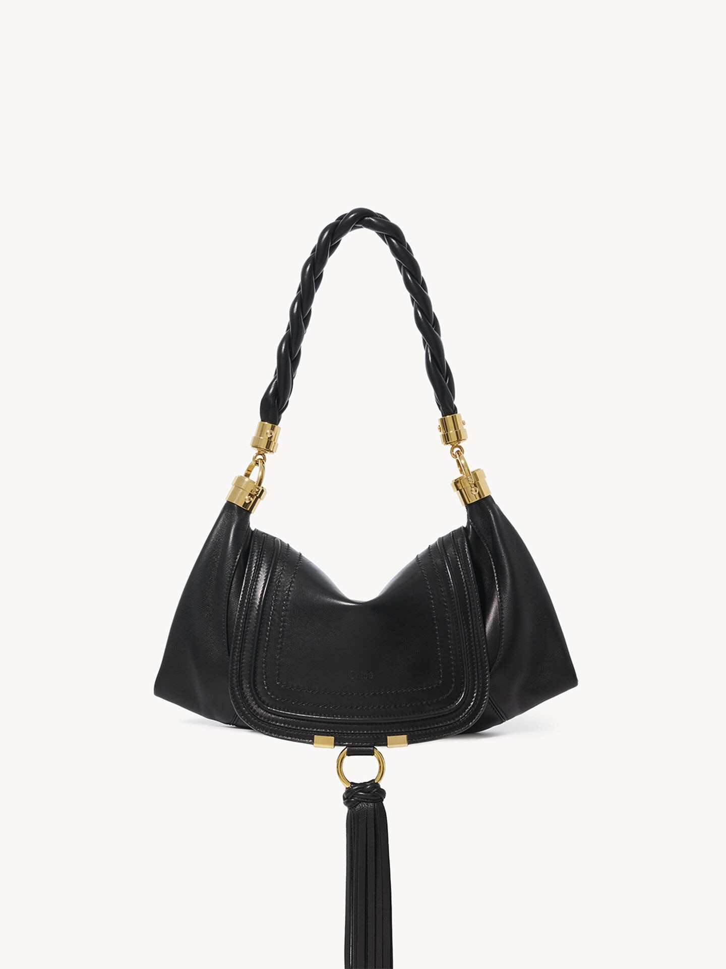 Chlo&eacute; Small Marcie Foulard hobo bag in soft leather